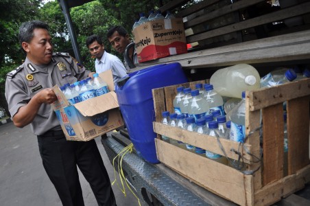 Operasi Bina Kusuma Jaya, Polresta Depok Sita Ratusan Botol Miras