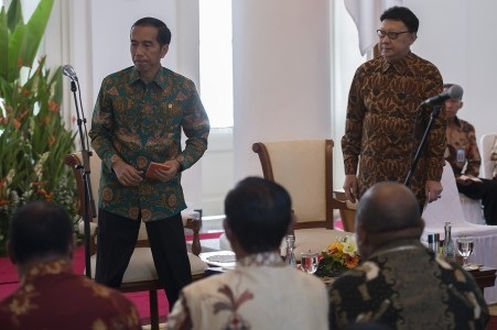 Sinkronisasi Visi-Misi, Jokowi Kumpulkan Bupati dan Walikota se-Indonesia Timur