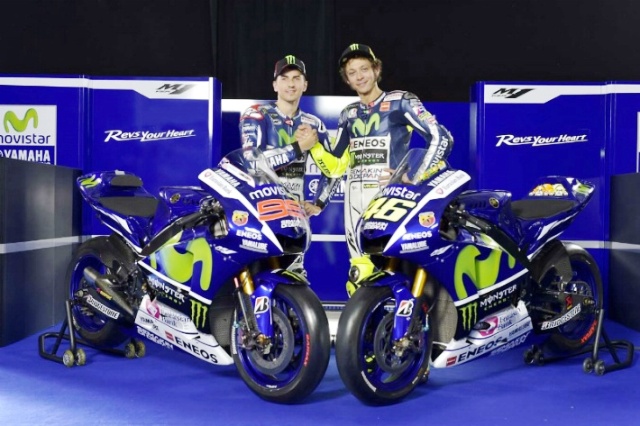 Yamaha Memperkenalkan Corak MotoGP 2015