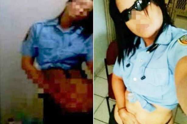 Foto Seksi Polisi Ini Hebohkan Dunia Maya