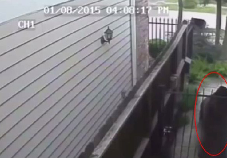 Aksi Konyol Kurir Saat Antar barang