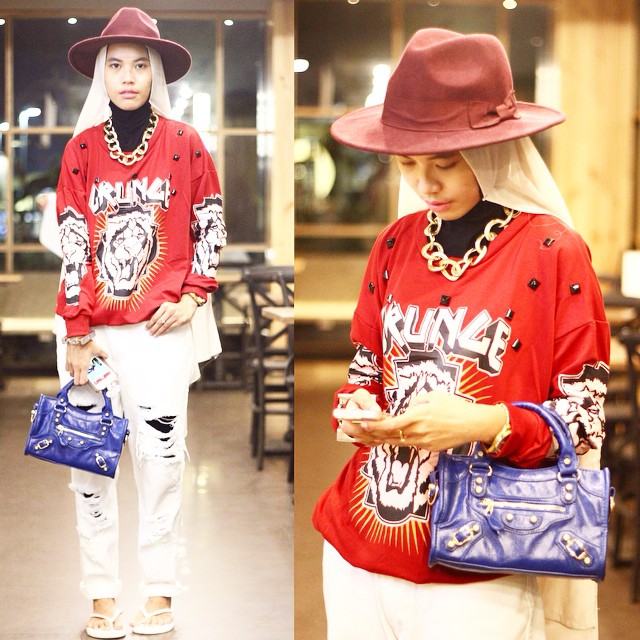 Intip Gaya Hijaber Rock and Roll ala Iymel Selebgram