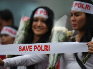 Aksi Unik Para Demonstran KPK vs Polri