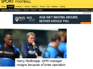 Harry Redknapp Mundur dari Kursi Pelatih QPR