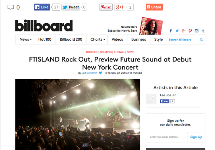 Konser New York City FT Island di Terpa Badai Salju