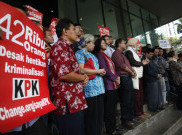 Puluhan Tokoh Agama Gelar Doa Bersama di Gedung KPK