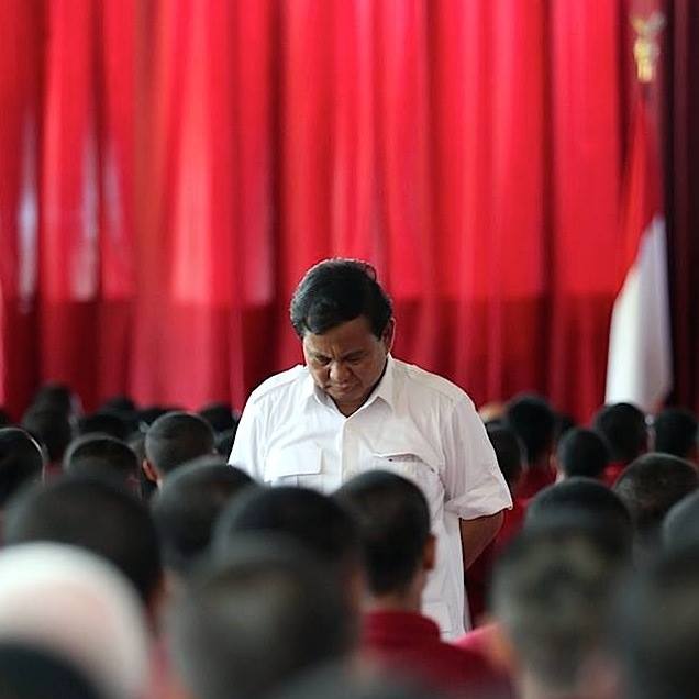 Prabowo : Gerindra, Gerakan Wong Cilik Iso Gumuyu