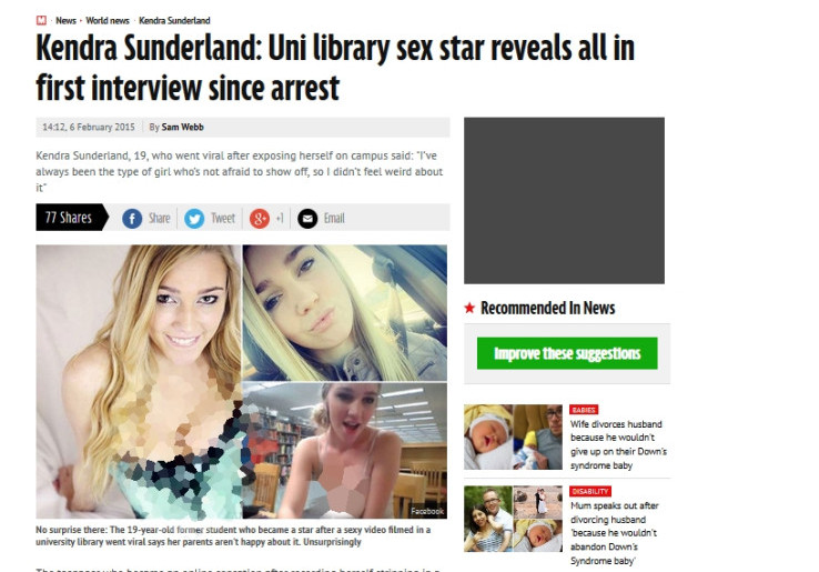 Kendra Sunderland Bercita-cita Jadi Model Playboy