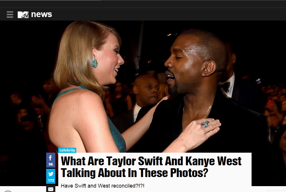 Kanye West dan Taylor Swift Berdamai di Grammy Awards Tahun ini