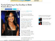 Keluarga Ucapkan Selamat Tinggal untuk Anak Whitney Houston