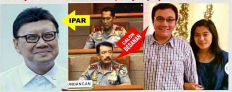 Beredar Foto Mirip Anak Komjen Budi Gunawan dan Budi Waseso