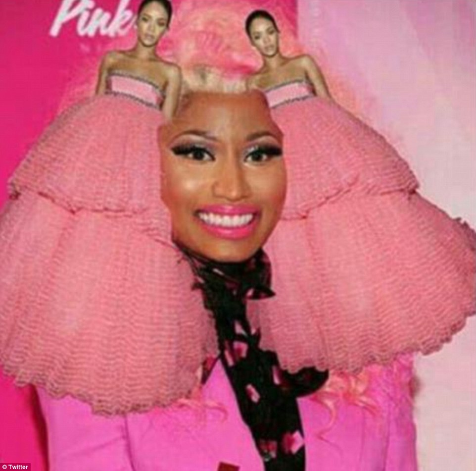 Meme Lucu Gaun Grammy Rihanna