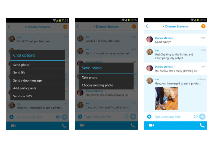 Skype dapat Mengirim Foto Walau Sedang Offline