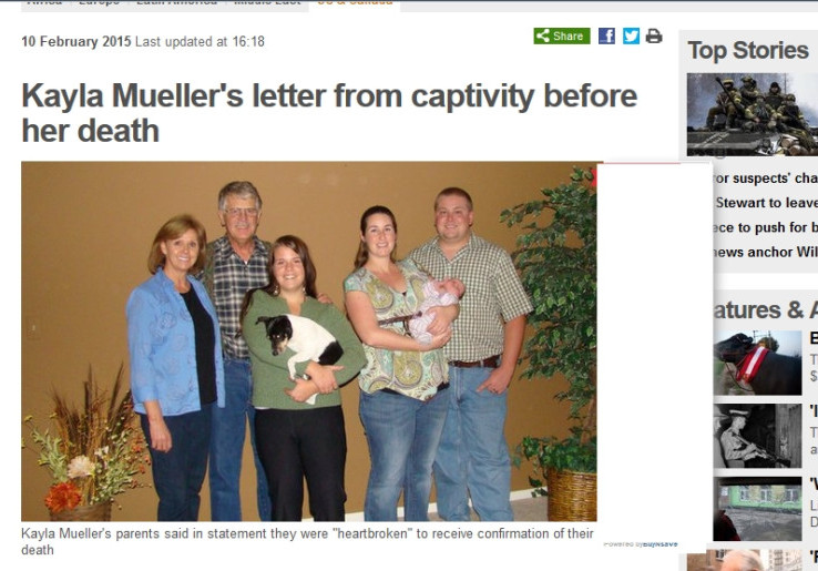 Tawanan ISIS Kayla Mueller Sempat Tulis Surat untuk Keluarga