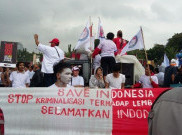 Ribuan Massa Demonstran Desak Jokowi Lantik Budi Gunawan