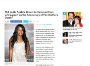 Bobbi Kristina akan Dibiarkan Meninggal di Tiga Tahun Kematian Ibunya?