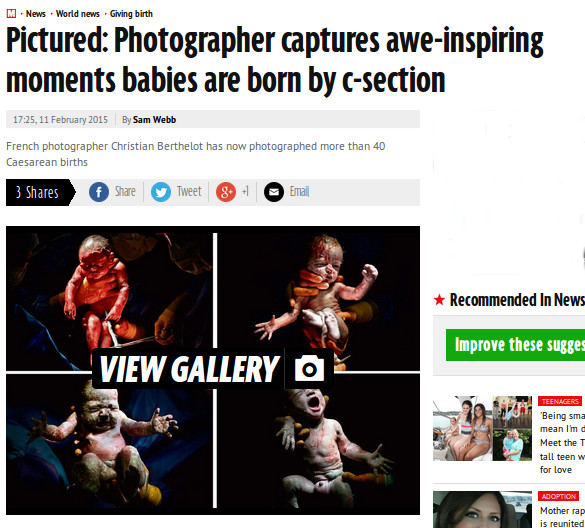 Seorang Fotografer Abadikan 40 Foto Bayi Baru Lahir
