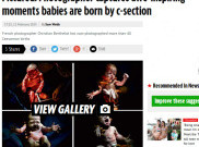 Seorang Fotografer Abadikan 40 Foto Bayi Baru Lahir