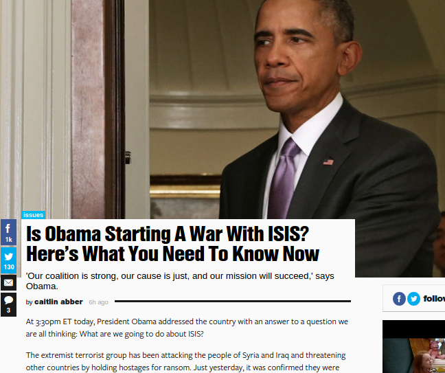 Obama akan Perangi ISIS?