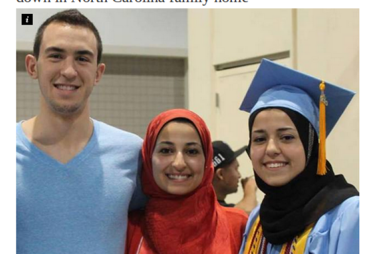 Tiga Orang Muslim Ditembak di North Carolina