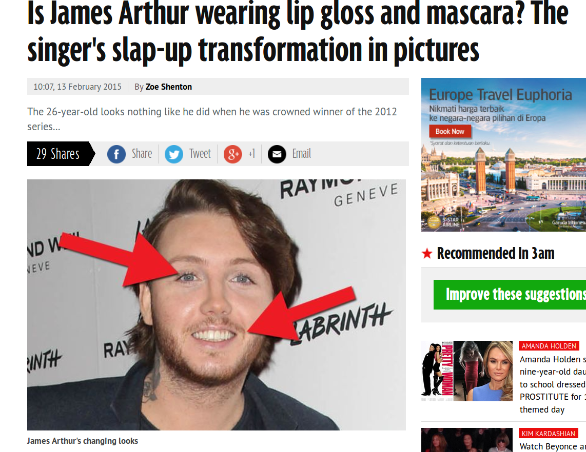 Sisi Feminin James Arthur