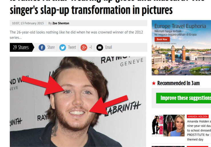 Sisi Feminin James Arthur