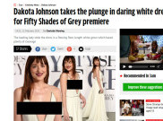 Dakota Johnson Tampil Sensual di Premiere Fifty Shades of Grey