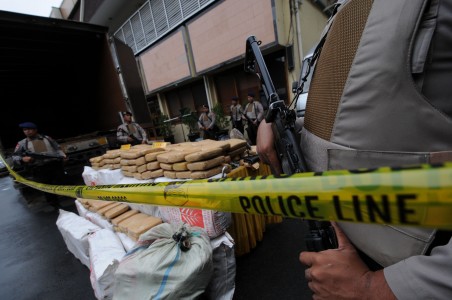 Polresta Depok Tangkap Pengedar Ganja