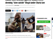 Jangan Merokok di Kawasan ISIS jika Tak Ingin Dipenggal