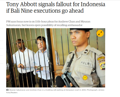 Terkait Bali Nine, Perdana Menteri Australia: Ada Kemungkinan Kami akan Tarik Dubes di Jakarta