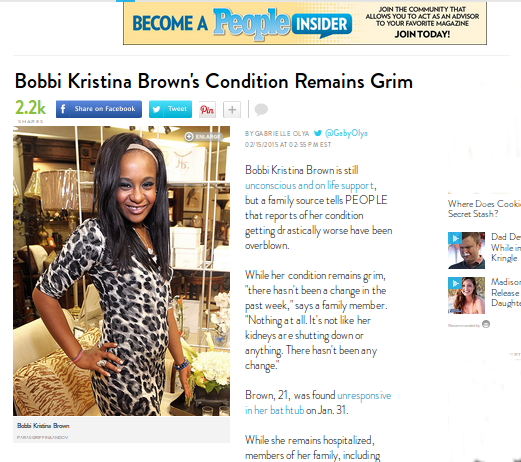 Kondisi Anak Whitney Houston Makin Memprihatinkan?