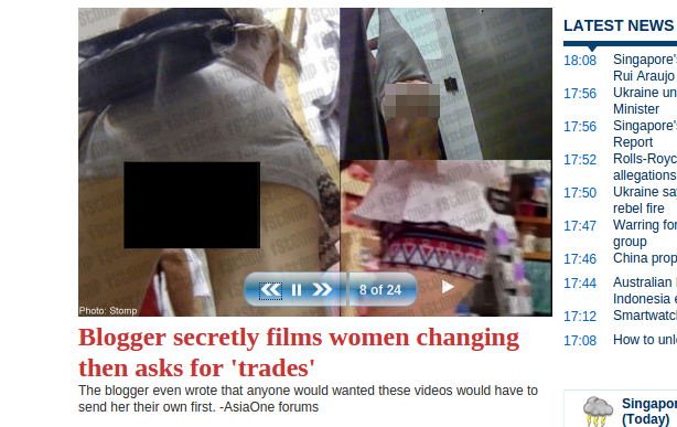 Ulah Blogger Rekam Wanita di Ruang Ganti Baju Lalu Jual Videonya di Blog