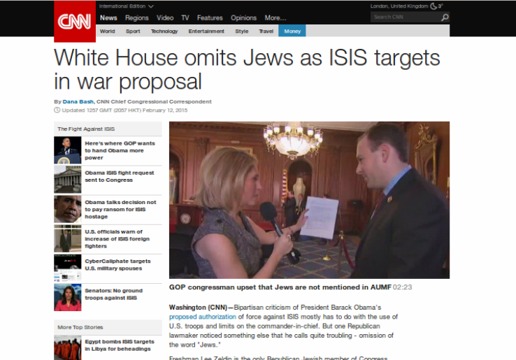 Obama Tak Sebut Yahudi sebagai Target ISIS?