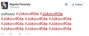#JokowiKita Jadi Trending Topik Utama di Tanah Air