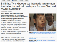 Australia Minta Indonesia Ingat Bantuan Negaranya saat Tsunami