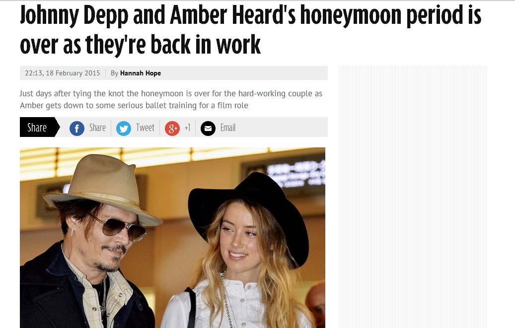 Usai Bulan Madu, Johnny Depp dan Istri Kejar Setoran