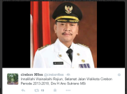 Wali Kota Cirebon Tutup Usia, Sejumlah Netizen Sampaikan Ucapan Belasungkawa