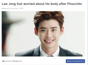 Sibuk Syuting “Pinocchio”, Berat Badan Lee Jong Suk Naik Drastis