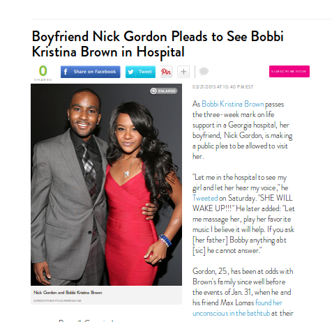 Nick Gordon: Izinkan Aku Bertemu Bobbi Kristina