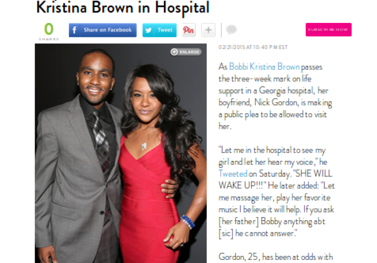 Nick Gordon: Izinkan Aku Bertemu Bobbi Kristina