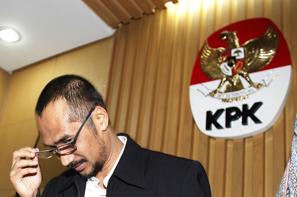 Abraham Samad Leluasa Terima Tamu di Kantor KPK