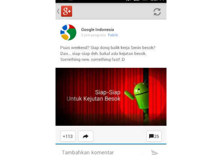 Tunggu Kejutan Google Nanti