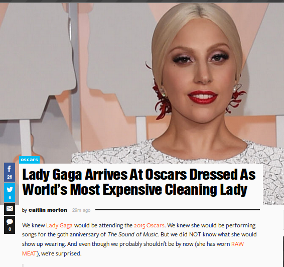 Sarung Tangan Lady Gaga Saat Oscars Jadi Sorotan Publik