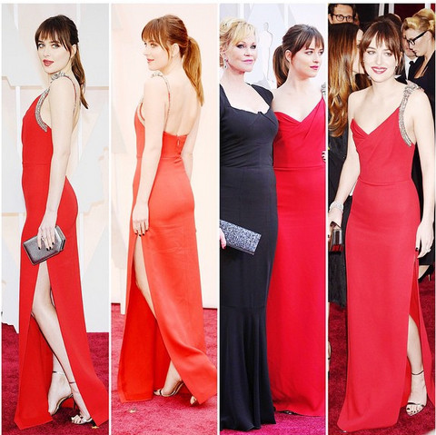 Jomblo, Dakota Johnson Gandeng Mama di Piala Oscar