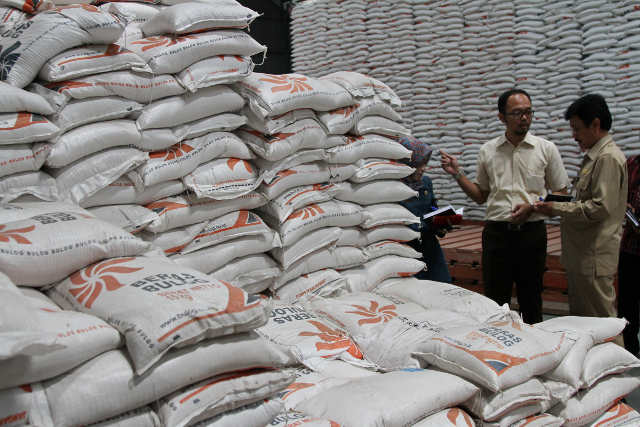 Stok Beras di Gudang Bulog Kelapa Gading Hanya 46.000 Ton