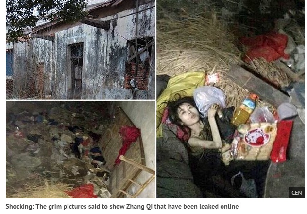 Sadis, Orangtua Kurung Putri Cantiknya di Kandang Binatang