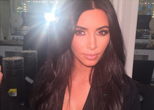 Busana Transparan Kim Kardashian di Paris Fashion Week 2015