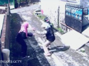 Rampok Dibegal Terekam CCTV