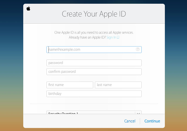 Buat Apple ID Sekarang Bisa Lewat iCloud.com