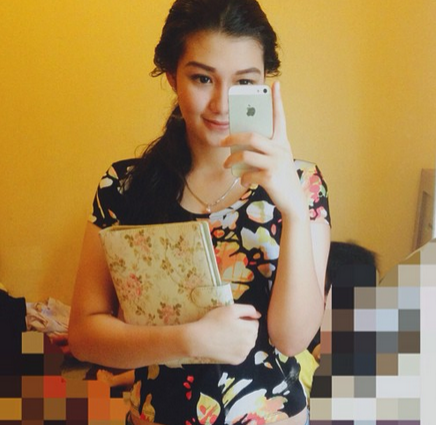 Selfie Imut ala Aura Nabilla Izzathi